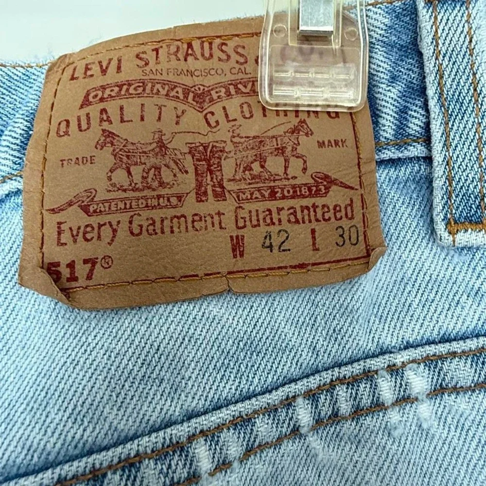 Levi's 517 blue jeans size 42x30 Denim